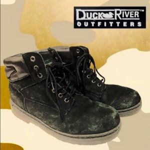 Black Suede Boots By Duck River Outfitters Size 10